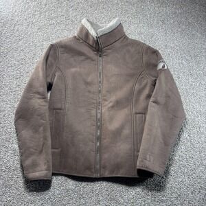 Jack Murphy Jacket Womens 10 Brown Fleece Lined Full Zip Outdoor Warm Coat